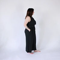 Crinkle Keyhole Tank Top