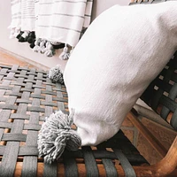 Moroccan Pom Pillow - 20x20