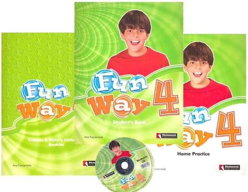 Fun Way 4 Student's Book + Home Practice + Cutouts & Picture Dictionary Booklet + CD