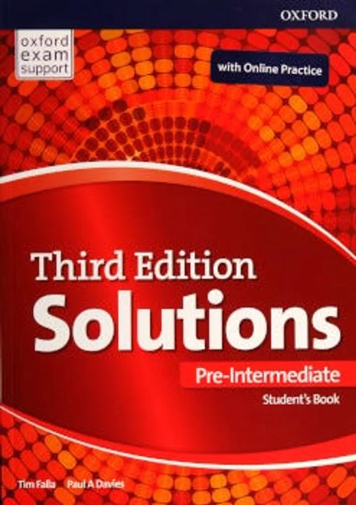 Solutions Pre-Intermediate Student's Book with Online Practice