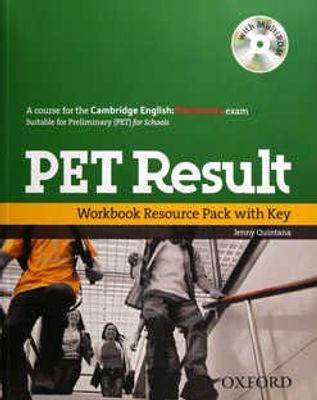 PET result workbook resource pack with key