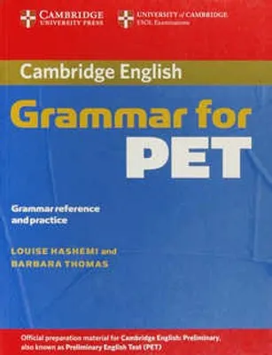 Grammar for PET Grammar reference and practice