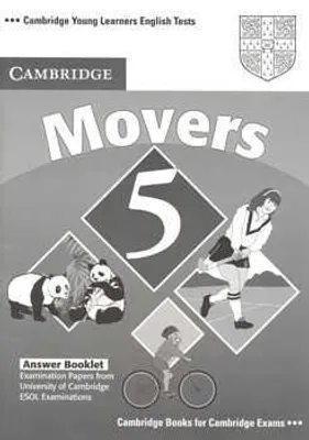 CAMBRIDGE YOUNG LEARNERS ENGLISH TEST MOVERS 5 ANSWER BOOK