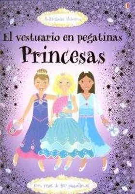 Princesas. El vestuario en pegatinas