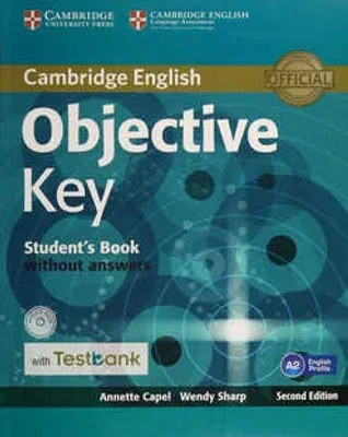 Objective key student book A2 with testbank without answers