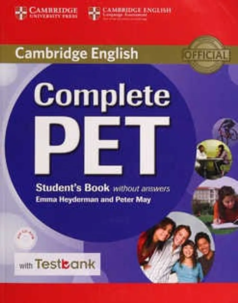 Complete PET Student's Book without Answers with CD-ROM and Testbank