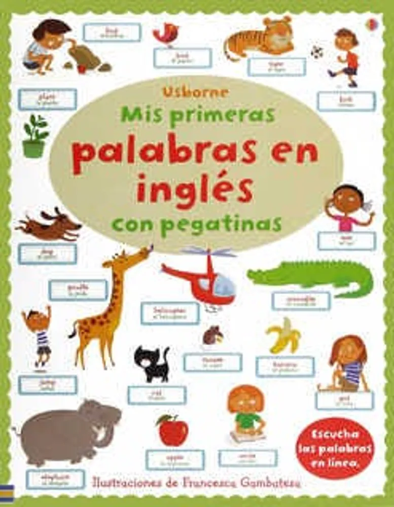 MIS PRIMERAS PALABRAS EN INGLES C/PEGATINAS