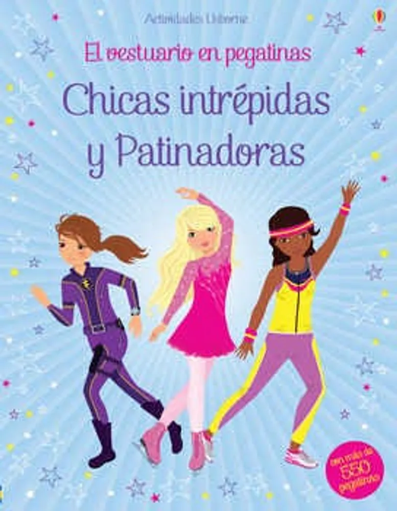 Chicas intrépidas y patinadoras. El vestuario en pegatinas