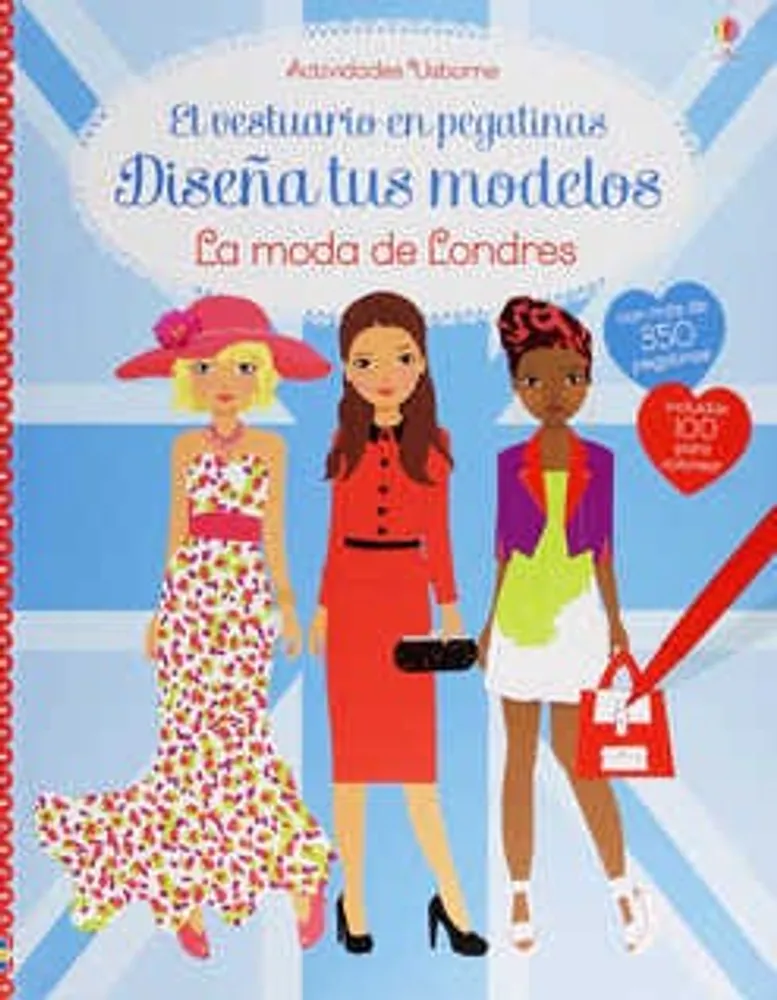 Diseña tus modelos. La moda de Londres. El vestuario en pegatinas