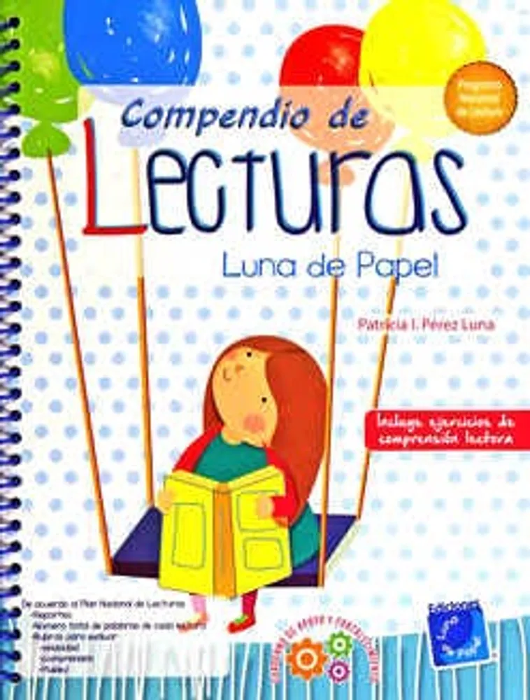 Compendio de Lecturas Luna de Papel: Cuaderno de apoyo y fortalecimiento