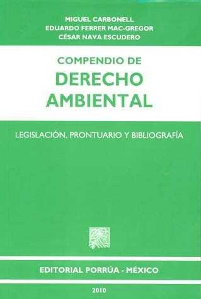 Compendio de derecho ambiental