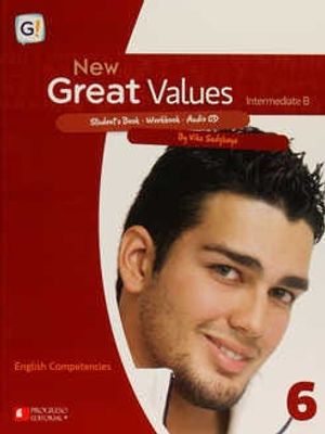 New great values 6 intermediate b students book workbook +  audio CD