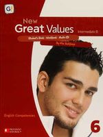 New great values 6 intermediate b students book workbook +  audio CD