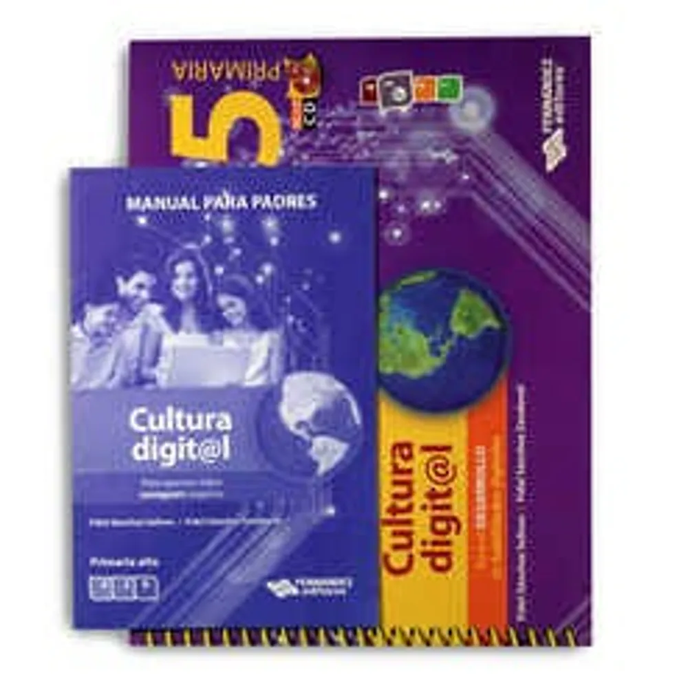 Cultura digital 5 para el desarrollo de habilidades digitales + Cd + Manual para padres