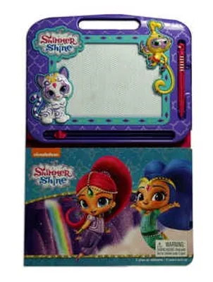 Shimmer & Shine con pluma y pizarrón magnético