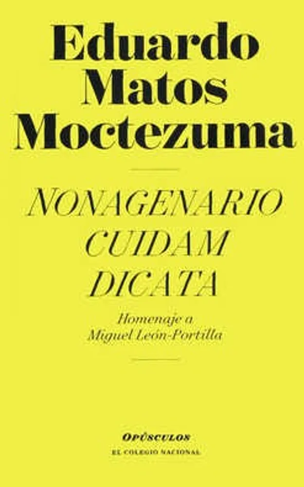 Nonagenario cuidam dicata: Homenaje a Miguel León-Portilla