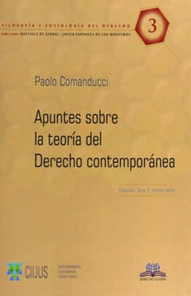 Apuntes sobre la teoría del Derecho contemporánea