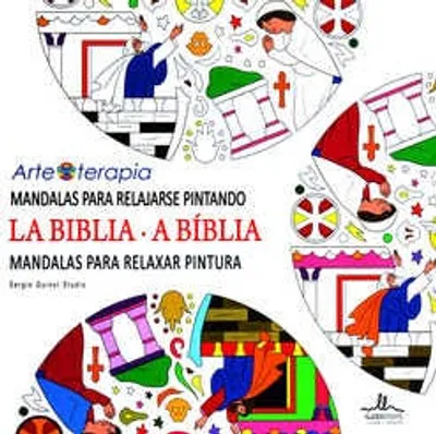 Mandalas para relajarse pintando La Biblia · Mandalas para relaxar pintura A Bíblia