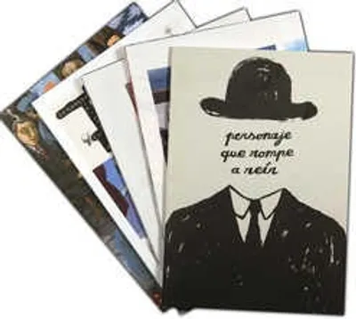 René Magritte incluye 2 libros-póster + 2 libros-acordeón
