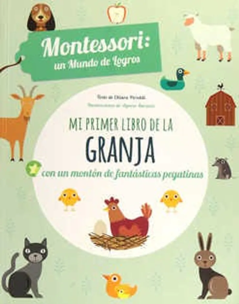 Mi primer libro de la granja con un montón de fantásticas pegatinas