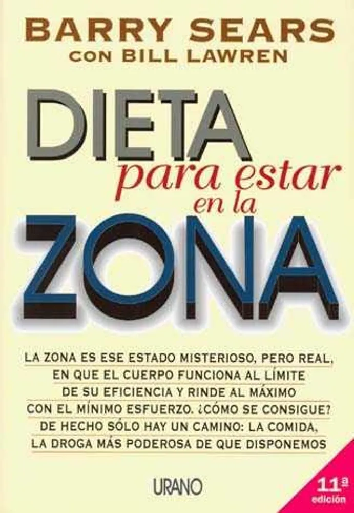 Dieta para estar en la zona