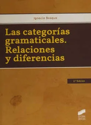 Las categorías gramaticales relaciones y diferencias