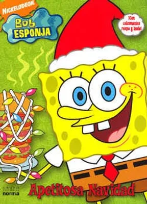 BOB ESPONJA APETITOSA NAVIDADC/CALCOMANIAS RASPA Y HUELE