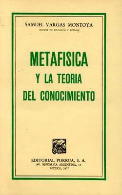 Metafísica y la teoría del conocimiento