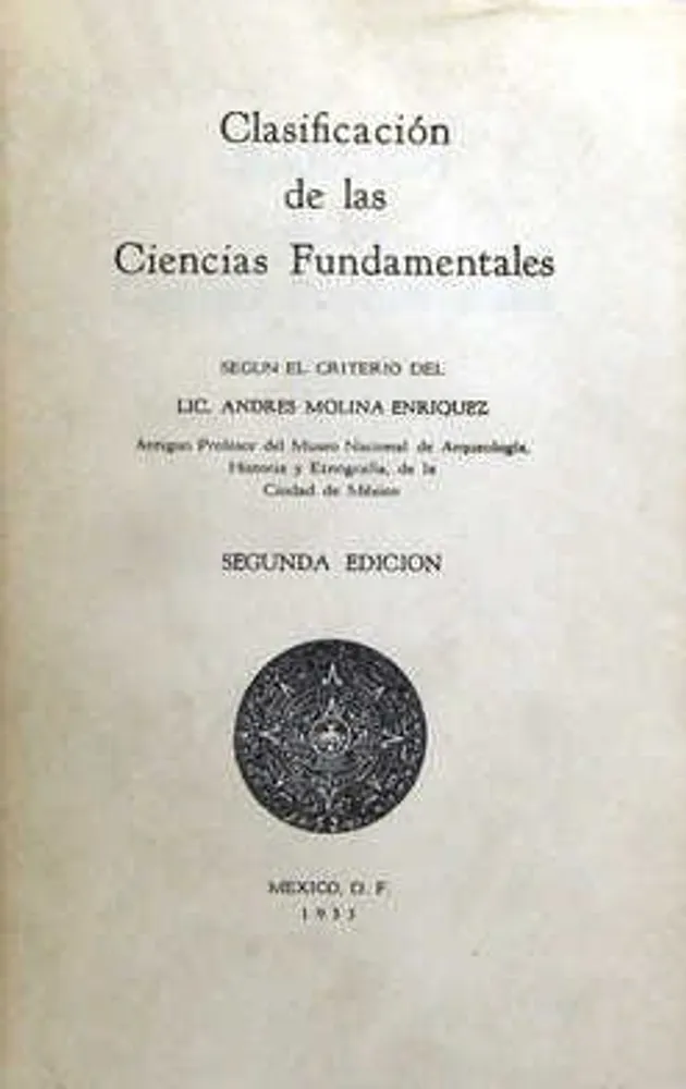 Clasificación de las ciencias fundamentales