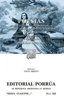Poesías: Romances · Letrillas · Redondillas · Décimas · Sonetos · Sonetos atribuidos - Poemas: Soledades · Polifemo y Galatea · Panegírico