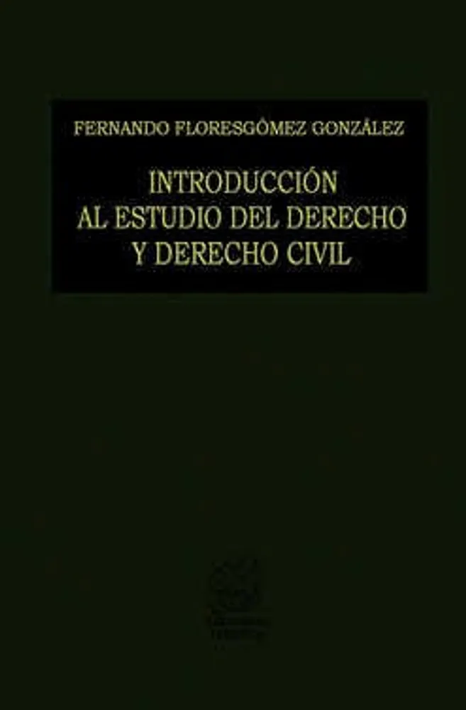 Introducción al estudio del derecho y derecho civil