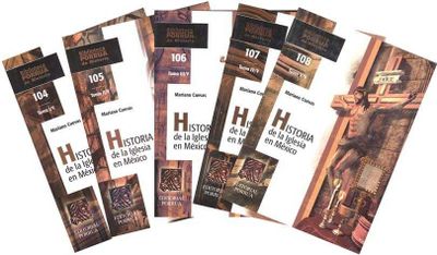 Historia de la Iglesia en México 1-5 · Biblioteca Porrúa Historia No. 104 al 108