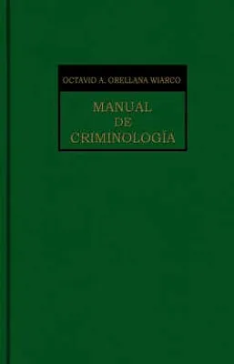 Manual de criminología