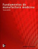 Fundamentos de manufactura moderna