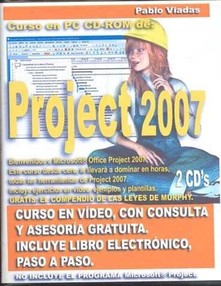 Curso Interactivo en Cd Rom de Project 2007 C/2 Cds