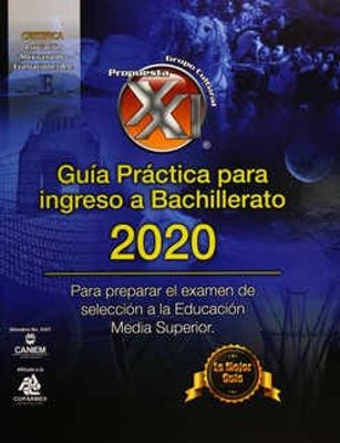 Guía práctica para ingreso a Bachillerato 2020 + tarjeta