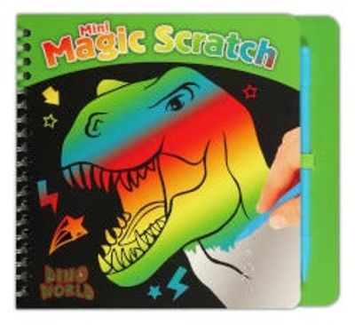 Cuaderno Mini Magic scratch Dino World