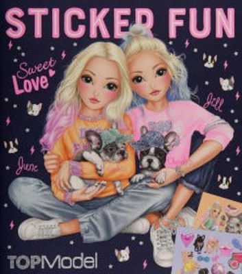 Cuaderno con stickers frenchie Top Model