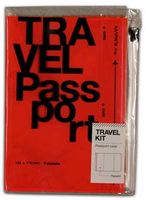 Porta pasaportes Travel Passport rojo