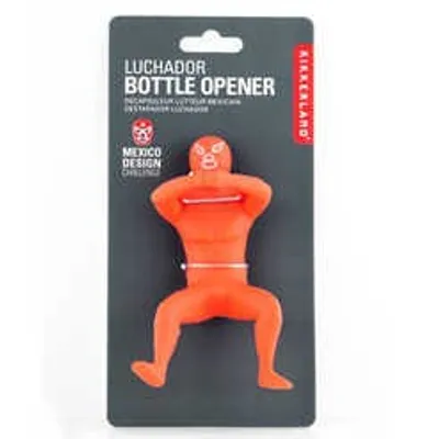 Destapador Para Bebida En Forma De Luchador Naranja