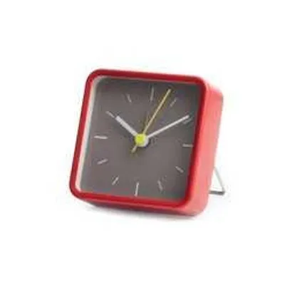 Reloj con Alarma Cuadrado Rojo