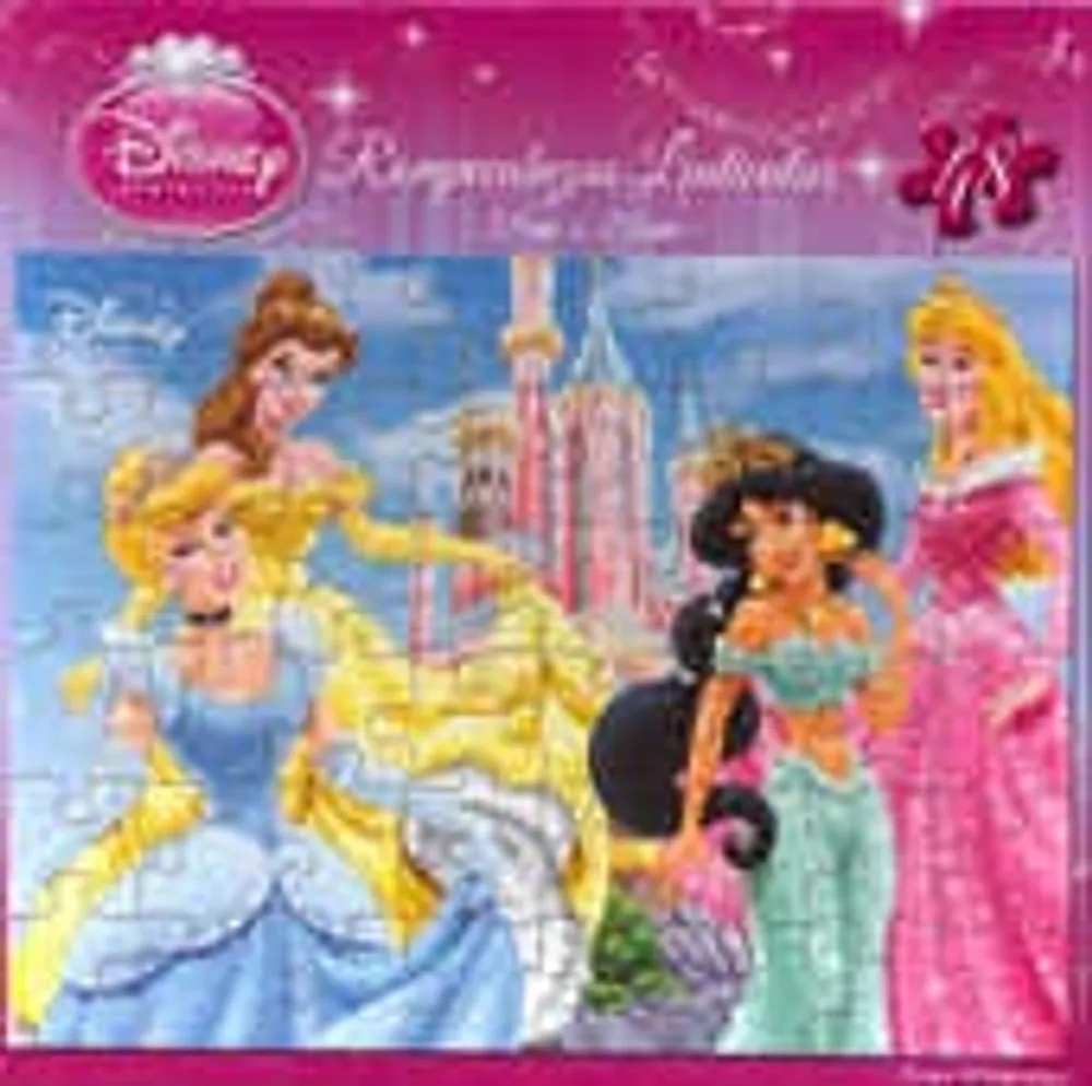 Rompecabezas Lenticular Princesas 34cm X 23cm 48 Piezas