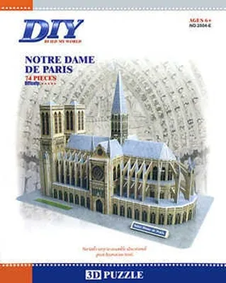 Notre Dame de Paris Rompecabezas 3D