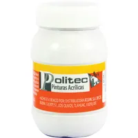 Pintura acrílica Politec l/300 100ml blanco