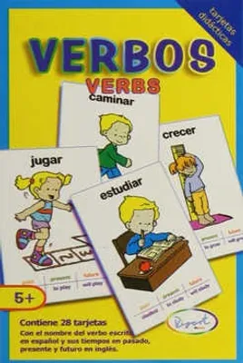 Verbos Verbs Tarjetas Didácticas