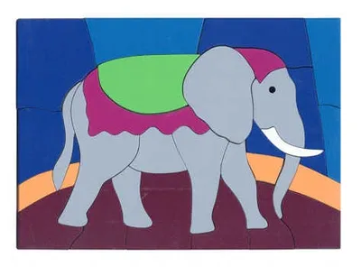 Rompecabezas el elefante con 32 piezas