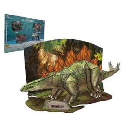 Rompecabezas 3D real Stegosaurus