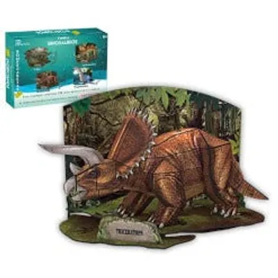 Rompecabezas 3D real Triceratops