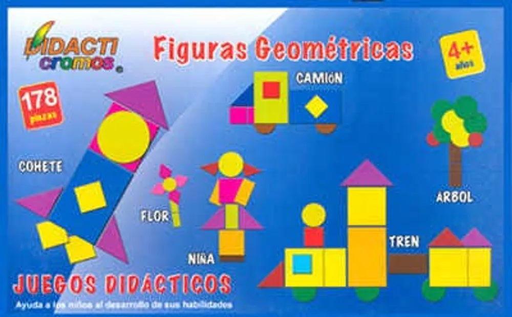 Figuras geométricas juegos didácticos 178 piezas