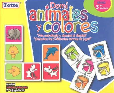 Domi animales y colores con 28 fichas